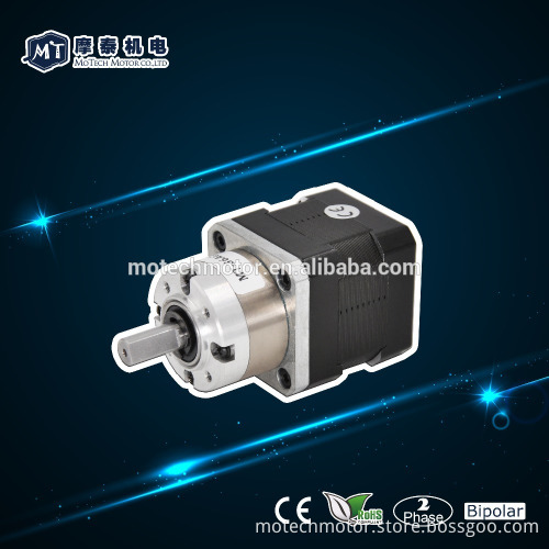 Geared stepper motor nema 17, ratio 5.2 for extruders of 3D printers